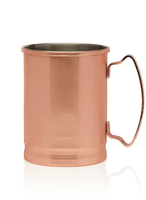 Mug Moscow Mule en cuivre martelé avec couvercle, accessoire de bar classique pour whisky, tasse réutilisable en métal pour thé et café