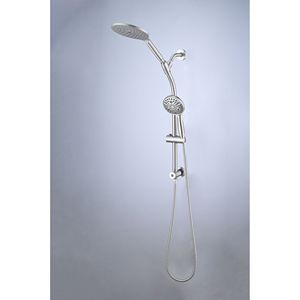 Sistema Doccia Completo Moderno con Doccetta Termostatica in Oro Rosa Spazzolato per Camera da Letto, Villa, Esterno e Bagno - Product Image 1