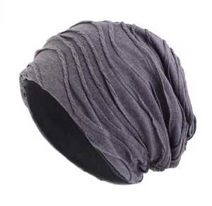 Bonnet unisexe en polyester jacquard rayé, taille adulte ajustable, style bohème, pour l'extérieur, hiver - Product Image 6
