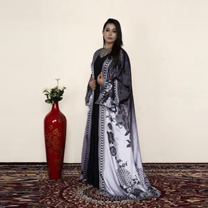 Abaya légère et respirante en polyester à manches longues, coupe ample, design modeste pour femmes - ODM Occasions spéciales - Product Image 2