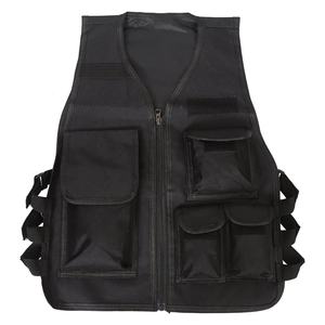 Chaleco de caza negro con doble bolsillo y precio económico para hombre, chaleco de tiro con protección para los hombros, chaleco de pesca y caza - Product Image 1