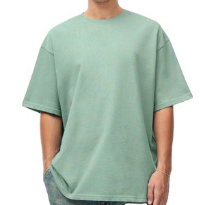 T-shirt surdimensionné pour homme en coton doux, imprimé numérique effet vieilli, streetwear de haute qualité, confort optimal. - Product Image 1
