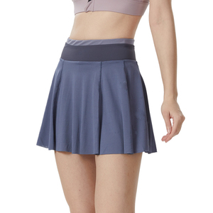 Minifalda plisada transpirable para mujer, pantalones cortos de color sólido, tela de malla, ropa informal de verano - Product Image 2