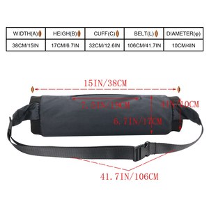 Chauffe-mains portable réutilisable en polyester pour le football américain, coque résistante aux intempéries, sangle réglable détachable sécurisée - Product Image 2