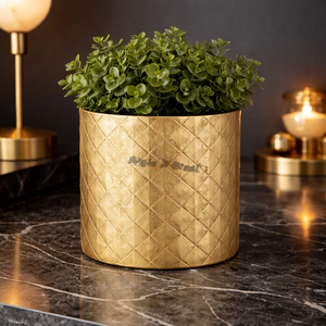 Macetero de Diseño Moderno y Clásico para Interiores y Exteriores, Resistente, con Recubrimiento de Polvo de Hierro, Multiusos, con Drenaje - Product Image 2