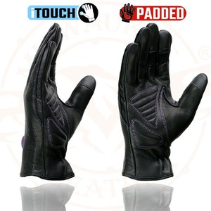 Guantes Tácticos de Cuero Genuino de Alta Calidad con Costuras Personalizadas, Precio Competitivo, Venta al Por Mayor, Duraderos para Motocicleta - Product Image 6