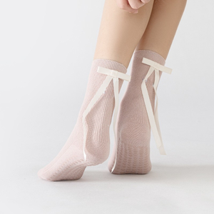 Calcetines de Pilates Antideslizantes para Mujer, Calcetines de Yoga de Algodón para Danza, Deporte y Atletismo, con Logotipo Personalizado, Venta al Por Mayor, OEM, ODM - Product Image 3