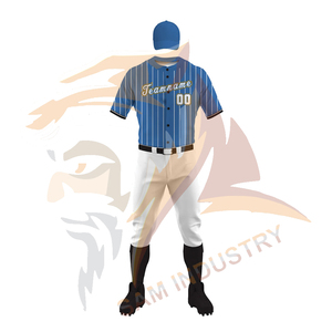 Vêtements de sport en gros de haute qualité, uniformes de baseball personnalisés imprimés, respirants, séchage rapide, 100% polyester - Product Image 2