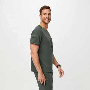 Women's Professional Medical <b>Scrub</b> Set V Neck Healthcare Workwear Comfortable <b>Hospital</b> Nurse Uniform Wholesale <b>Hospital</b> <b>Scrubs</b> - Product Image 4