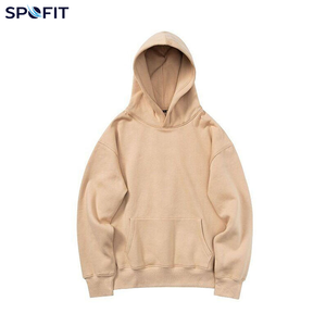 Sweat à capuche en molleton avec impression réfléchissante personnalisée, 100% coton, coupe ample, imperméable, streetwear d'hiver - Product Image 4