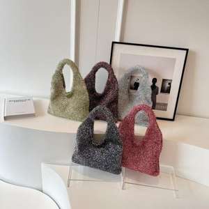 Nuevo Bolso Tote de Moda Vintage para Mujer, de Piel Sintética Peluda y Brillante, con Asa Individual, para Compras y Viajes al Aire Libre - Product Image 1