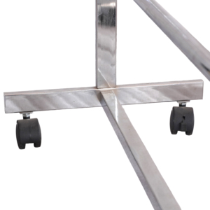 Bros Display Foldable Metal Garment Rack Chromed Portable Heavy Duty Removable Retail Display OEM ODM Vietnam - Product Image 4