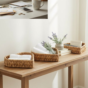Handwoven Water Hyacinth Storage <b>Baskets</b> Heart Shaped <b>Baskets</b> for Storage Valentine Gift from Vietnam - Product Image 4