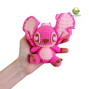Poupée en peluche au crochet faite à la main, jouets en tricot doux, animaux amigurumi, cadeau personnalisé, cadeau de naissance, cadeau d'anniversaire - Product Image 3