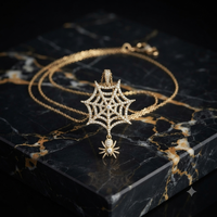 Pendentif Hip-Hop Personnalisé en Or Massif 14K avec Motif Animal, Design Unique, Diamant Moissanite VVS, Breloque de Haute Qualité, Bijou Unisexe, Cadeau