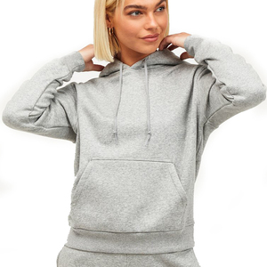 Sudadera con Capucha Personalizada para Mujer, Tejido Grueso de Poliéster y Algodón, Transpirable, de Secado Rápido, Ropa de Invierno con Capucha, Servicio OEM al por Mayor - Product Image 1