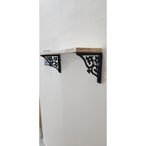 Bamboo <b>Floating</b> <b>Shelf</b> Copper <b>Brackets</b> Wholesale | Industrial Eco Design - Product Image 4