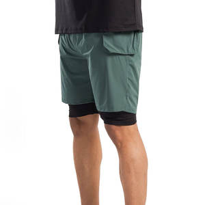 Pantalones Cortos Awrah para Hombre, Largos hasta la Rodilla – Pantalones Cortos Deportivos Modestos de Secado Rápido, Transpirables, Ropa Deportiva Atlética con Logotipo Personalizado - Product Image 1
