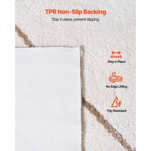 Tappeti in peluche per interni 8 x 10 piedi, spessi e resistenti, a pelo lungo, set ad alta visibilità - Product Image 6