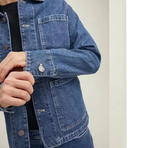 Nouvelle Collection 2027 – Blousons en Jean Confortables et Tendance pour l'Automne-Hiver, Qualité Supérieure, Couleur Unie, Grandes Tailles - Product Image 6