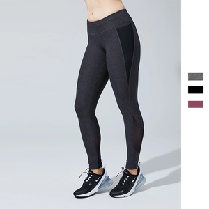 Leggings de Yoga para Mujer, Transpirables, de Spandex/Nylon, Cintura Alta Elástica, Resistentes al Viento, Absorbentes de Sudor, Largo Completo - Product Image 1