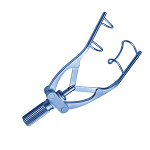 Spéculum ophtalmique manuel réglable en acier de haute qualité, lames ouvertes en fil, style Kratz, instrument chirurgical ophtalmique réutilisable, certifié CE - Product Image 3