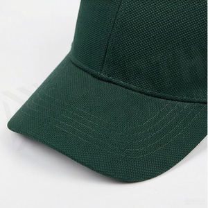 Casquette de baseball verte à 6 panneaux unisexe en maille ajustée, couleur unie, décontractée, printemps-été, taille adulte 56-58CM - Product Image 4