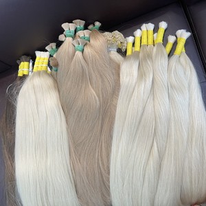 Vendedor caliente 100% Extensiones de cabello humano vietnamita a granel Estilo ondulado 8 pulgadas Longitud estirada y precio razonable - Product Image 2