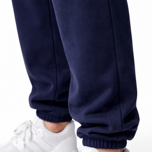 <b>Men</b>’s <b>Navy</b> Blue <b>Jogger</b> Pants With Elastic Waist Casual <b>Jogger</b> Pants With Side Pockets Midweight Cotton Autumn Wear Sweatpants - Product Image 4