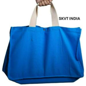 Organic Cotton Large Canvas Tote <b>Bag</b> Eco-Friendly Reusable Grocery <b>Shopping</b> <b>Bag</b> <b>Zipper</b> Customizable Logo Print for Daily Use - Product Image 3