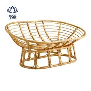 HIGH QUALITY Papasan <b>Chair</b> 2026 <b>Bamboo</b> Frame Cushion Seat for Indoor Seating and Meditation Space Breathable Comfort - Product Image 3