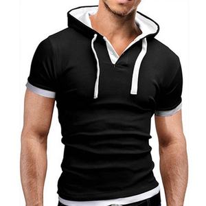 Multi diseños verano al aire libre ropa casual camiseta con capucha algodón poliéster camiseta con logotipo impreso personalizado Diseño y etiquetas - Product Image 6