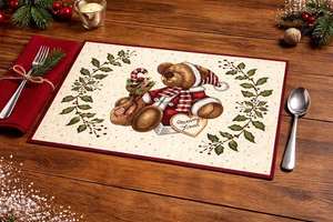 Top selling Elegant Printed <b>Dining</b> <b>Table</b> Mat Decorative Placemat Pad for Home <b>Dining</b> <b>Table</b> Available At Competitive Price - Product Image 3