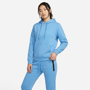 Conjunto Deportivo Unisex Azul con Capucha, 100% Algodón, Sudadera con Cordón y Pantalones Deportivos de Color Sólido para Otoño - Product Image 2