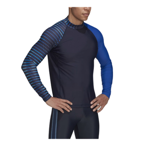 Latest Design Wholesale <b>Men</b> Customized Sports Wear Breathable Lightweight Long Sleeves Spandex/Polyester <b>Men</b> <b>Rash</b> <b>Guard</b> - Product Image 2