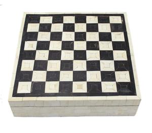 กล่องใส่เครื่องประดับทรงสี่เหลี่ยมขนาดใหญ่ งานฝีมือฝังกระดูกอย่างหรูหรา ผิวขัดเงา ขนาด 10x104 นิ้ว สำหรับเก็บเครื่องประดับคุณภาพสูง - Product Image 1