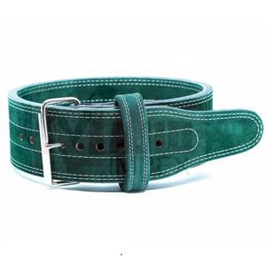 Cinturón de levantamiento de pesas de cuero personalizado de alta calidad, equipo de entrenamiento de gimnasio transpirable para uso físico de levantamiento de pesas - Product Image 3