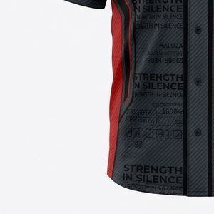 Camiseta de béisbol con logo personalizado, ropa deportiva de moda urbana, uniforme de equipo sublimado, uniforme de béisbol MALUZA INDUSTRIES - Product Image 2