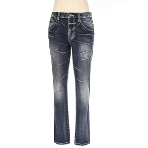 Pantalones Vaqueros de Moda Urbana para Hombre, Logotipo Personalizado, Cintura Elástica, Fabricante, Precio al por Mayor, Ropa de Calidad - Product Image 4