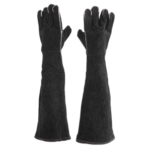 Gants de soudage en cuir de vachette pleine fleur de haute qualité, durables et résistants, protection industrielle pour soudeurs, gants de lutte contre l'incendie - Product Image 2