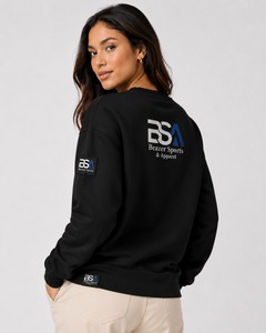 Sweat-shirt personnalisé pour femme, nouvelle collection hiver, design tendance, haute qualité, couleurs personnalisables, avec badge lettre, uni teint - Product Image 4
