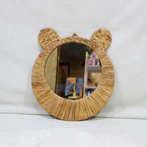 Artex Dong Thap <b>Antique</b> Vintage Vanity Mirror with Elegant Brass <b>Frame</b> for Luxury Interiors - Product Image 1