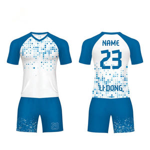 Latest Style Soccer Uniform Wholesale Football Short Set Breathable Soccer Uniform Set for Team <b>Boys</b> Good Quality Soccer Uniform - Product Image 4