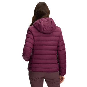Women's Puffer Jacket - Hooded Lightweight Warm Quilted Winter Coat Slim Fit <b>Padded</b> Parka for Outdoor Casual - Custom Logo - Product Image 2