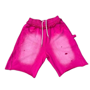 กางเกงขาสั้นยีนส์ฟอกสีสไตล์วินเทจสำหรับผู้ชาย ปี 2026 เอวยางยืด ผ้าฝ้าย ระบายอากาศได้ดี สำหรับผู้ใหญ่ - Product Image 1