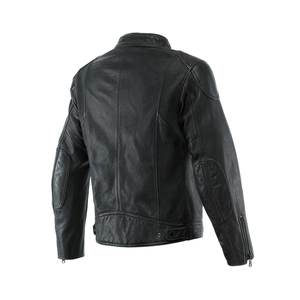 Veste de motard en cuir véritable vintage pour homme, avec fermeture éclair avant, pour l'hiver, vente en gros professionnelle - Product Image 3