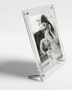 Nuevo Modelo de Marco de Fotos Digital Personalizado A4, Acrílico Transparente Ecológico, Cuadrado, con Logotipo Personalizado, Impresión UV/Serigrafía, Exhibición de Fotos - Product Image 3
