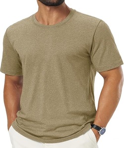 Camisetas Básicas de Algodón para Mujer, Cuello Redondo, Manga Corta, Camisetas de Verano, Camiseta Holgada Lisa, Tops Deportivos, Camisetas Interiores - Product Image 5