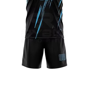 Ensemble de maillot et short de football pour hommes, entraînement avancé, léger, respirant, pour joueurs de football professionnels - Product Image 5
