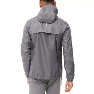 Custom Wholesale Men's Waterproof Windbreaker <b>Jacket</b> Lightweight Hooded Outdoor Sportswear <b>Running</b> Hiking Breathable Slim Coat - Product Image 2